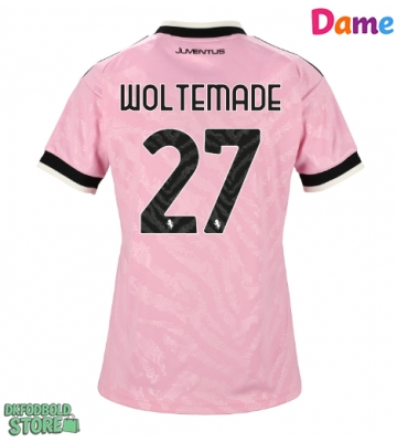 Juventus Nick Woltemade #27 Replika Udebanetrøje Dame 2026-27 Kortærmet